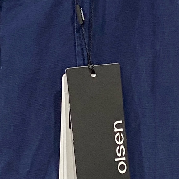 BNWT Olsen Mona Straight High waistline size 4 (34) Linen Blend Pants - Picture 4 of 16